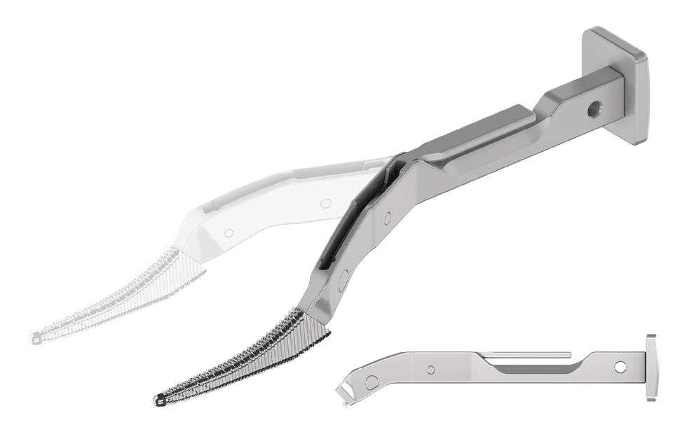 Broach Handle, Dual Offset Left & Right