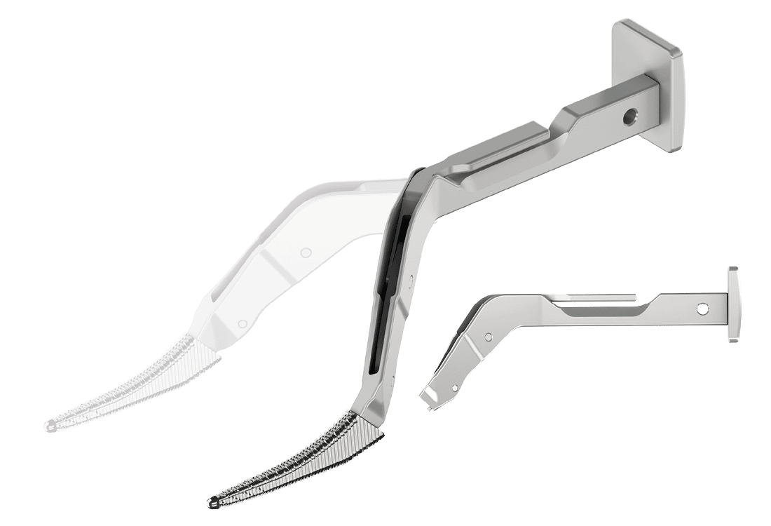 Broach Handle, Extra Dual Offset Left & Right